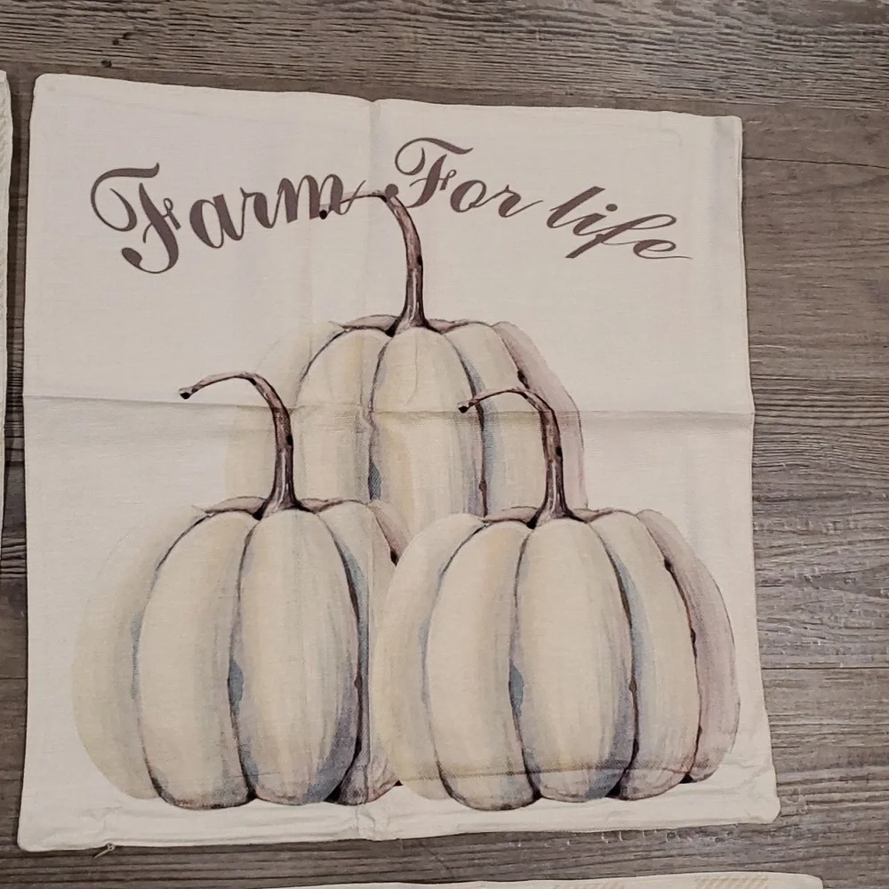 Set of 4 Fall Pillow Covers